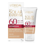 Protetor Solar Facial Antirrugas Com Cor Uniforme Fps60 40g L oréal París
