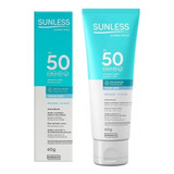Protetor Solar Facial Fps50 Sunless Com Base 60g Toque Seco Cor Sem Cor Sem Base