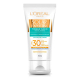 Protetor Solar Facial Gel Fps 30 L oreal Solar Expertise 40g