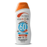Protetor Solar Facial Nutriex Profissional Fps 60 Bloqueador Solar Em Creme 1 Unidade De 120 Ml