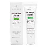 Protetor Solar Facial Pele Mista Ou Seca 50g Herbia