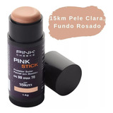 Protetor Solar Facial Pink Stick Pink Cheeks Fps 90 Cor 15km