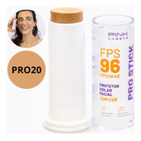 Protetor Solar Facial Pro Stick Fps96 Pro20 Pink Cheeks 14g