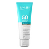 Protetor Solar Facial Sunless Fps 50 60g Com Cor E Incolor