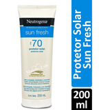 Protetor Solar Neutrogena Sun Fresh Fps70