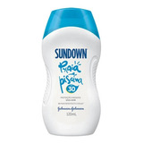 Protetor Solar Praia E Piscina Fps30 120ml Sundown Fragrância Lavanda Tipo De Embalagem Pote