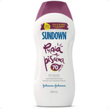 Protetor Solar Sundown Praia E Piscina Fps70 200ml Johnsons