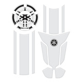 Protetor Tanque Tankpad Faixa Tuning Relevo Moto Yamaha Xj6