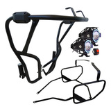 Protetor Traseiro Xre 190 Com Farol Milha Led E Dianteiro