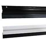 Protetor Veda Porta Friso Frestas Em Aluminio Rodo Vedador Impermeavel Vedante 80 Cm Mantém A Temperatura Interna E Evita A Entrada De Bichos Insetos E Água Novo Horizonte Branco 