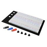 Protoboard 1660 Pontos Base Metal Bornes Para Robótica