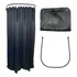 Provador Para Loja 92 X 92   Cortina Blackout 2 80 X 2 10 Cor Preto