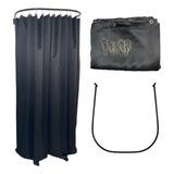 Provador Para Loja 92 X 92   Cortina Blackout 2 80 X 2 10 Cor Preto