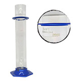 Proveta 2000ml D vidro Com Base Hexagonal Polipropileno