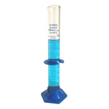 Proveta De Vidro 1000 Ml Com Base Plástica Pp Anel Graduada