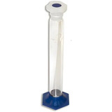 Proveta Grad Base Poli 250ml C Tampa Poli esp