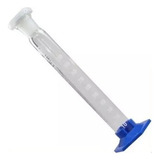 Proveta Grad Base Poli 25ml C Tampa Poli esp