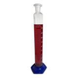 Proveta Graduada De Vidro 1000ml Com Base E Rolha Poli
