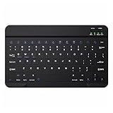 Pruie Teclado BT Sem Fio De 10 Polegadas Teclado BT Universal Reable De Três Sistemas Teclado Universal Para Celular Tablet