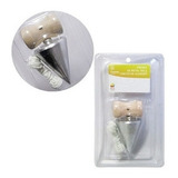 Prumo Centro Pendulo Corpo Aço 250gr Fio Algodão Pedreiro