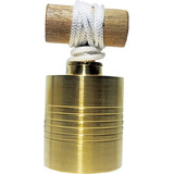 Prumo Metal Amarelo Emava Extra Pesado 1 2kg P10g