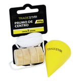 Prumo Parede 400g Em Aço Corda Nylon Taco Madeira Tradestar