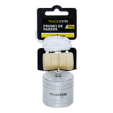 Prumo Parede 500g Em Aço Corda Nylon Taco Madeira Tradestar