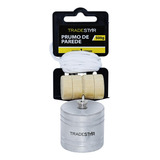Prumo Parede 500g Em Aço Corda Nylon Taco Madeira Tradestar