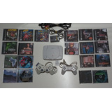 Ps1 Psone Com Controle Original 16 Jogos Novos Memory Card Leiiia