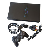 Ps2 Fat Com 1 Controle Original E Cabo Av Unidade Ótica Não Funciona