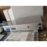 Ps2 Fat Silver Lindo Demais Hd Interno Lotado Controle Original Caixa Zerada Sony Playstation 2 Japones Prata Brilhante Leitor 100 