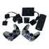 Ps2 Kit Com Dois Controles Sfio, Multitap P/ Quatro Cont E +