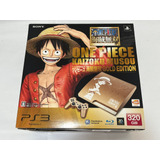 Ps3 Playstation 3 Edição One Piece Cech3000b Op Japonês 