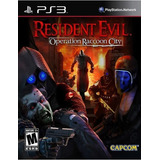 Ps3 Resident Evil Operation