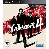 Ps3 Yakuza 4 Novo