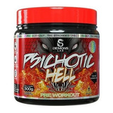 Psichotic Hell 300g 60 Doses Demons Lab Pré Treino Usa Sabor Frutas Vermelhas