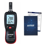 Psicrômetro Digital Com Certificado Calibração   Akrom Kr921