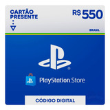 Psn Gift Card Playstation Ps4 E Ps5 Cartao R  550 Reais Br