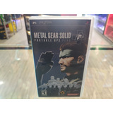 Psp Metal Gear Solid