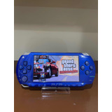 Psp Portable 1000 Metallic Blue Sony Playstation Azul