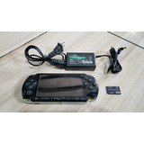 Psp Slim 3001 Funcionando Sem Bateria E Sem A Tampa Da Bateria Cartão De 4gb