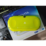 Psvita Slim Branco E Verde Limão