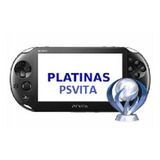 Psvita Troféu Platinas Com Time Stamp Tempo Certo Psn