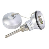 Pt100 3 Fios Haste 100mm C Rosca 1 2 Npt Cabeçote
