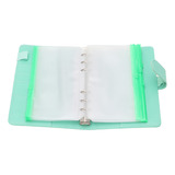 Pu Planner  6 Furos  Couro De Pvc  Capacidade Suficiente Par
