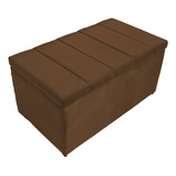 Puf Baú Recamier 75x40x45cm Conforto E Qualidade