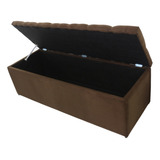 Puf Baú Recamier Queen 160x50x45cm Conforto E Qualidade