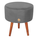 Puf Puff Pufe Para Sala Quarto Pé Palito Várias Cores Suede