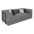 Pufe Que Vira Sofa Cama Na Caixa + Metal Industrial Puff