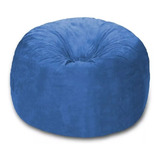 Puff 120x50 Cama Almofadao Redondo Pufe C Enchimento Sala